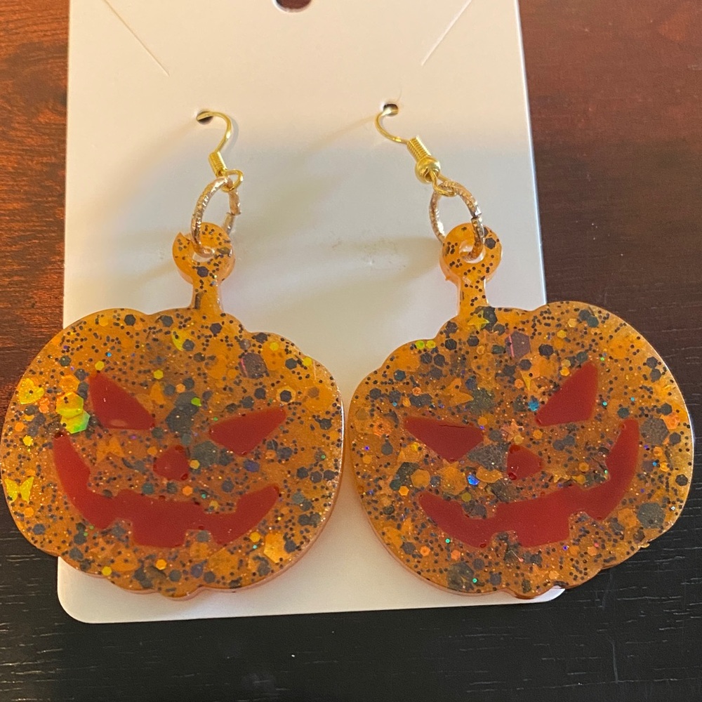 Halloween Pumpkin Earrings